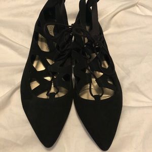 Christian Siriano laced flats